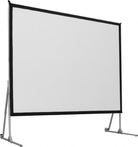 Mobile Rahmenleinwand WAM Fold 300 x 170 cm, Format 16:9 